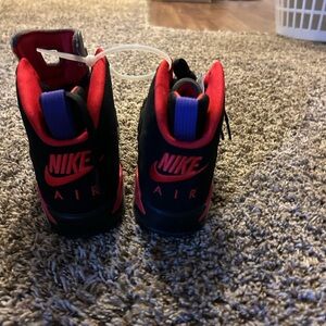 Nike Kids Black and Red Air Sneakers